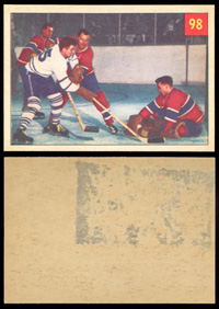 1954-55 Parkhurst blank-backed card