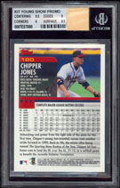 2000 Topps Hawaii/Beckett TEST Chipper Jones GU BGS 9  