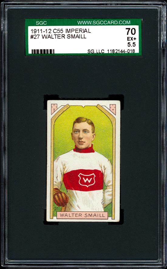 1911 12 C55 #27 Walter Smaill VARIATION (no dot) SGC 70  