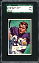 1952 Bowman Small #140 Yale Lary HOF Rookie SGC 96 MINT  