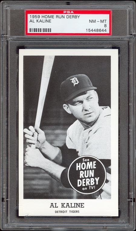 1959 Home Run Derby Al Kaline PSA 8 NM MT  